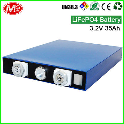 Cina Penyimpanan Baterai LiFePO4 Profesional Baterai Lithium Ion Sel Surya Prismatik 3.2V 35Ah pemasok
