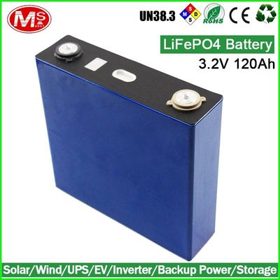 Cina Energi Tinggi 120Ah Ev / Penyimpanan / Sistem Tenaga Surya Baterai Lithium LiFePO4 Isi Ulang pemasok