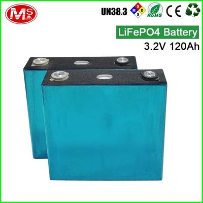 Cina LiFePO4 Prismatic Battery Cell / Rechargeable Solar Battery Pack 3.2V 120Ah pemasok