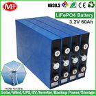 3.2v 60AH EV Car Battery, Prismatic Electric Vehicle Battery Pack CE / ROHS
