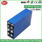 Cina Lithium UPS LiFePO4 Battery Cells / 3.2v 80Ah Lifepo4 Baterai Mobil Listrik perusahaan
