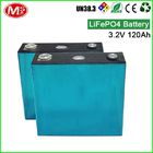 Cina LiFePO4 Prismatic Battery Cell / Rechargeable Solar Battery Pack 3.2V 120Ah perusahaan
