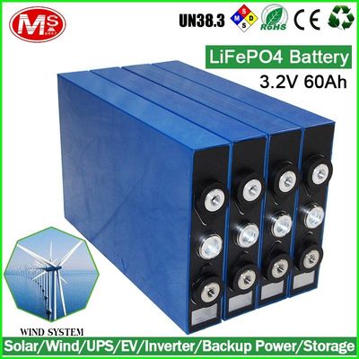 Cina 3.2v 60AH EV Car Battery, Prismatic Electric Vehicle Battery Pack CE / ROHS pabrik
