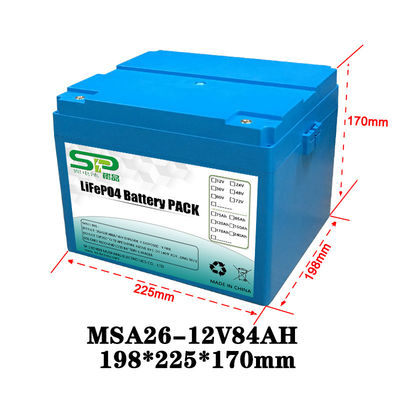 Cina Li Polymer LiFePO4 12 Volt Lithium Battery Pack untuk Sistem Energi Matahari Rumah pabrik
