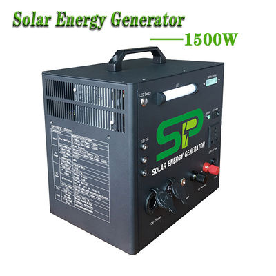 Cina 1500W Solar Powered Generator Rumah Sistem UPS 220V AC Inverter pabrik